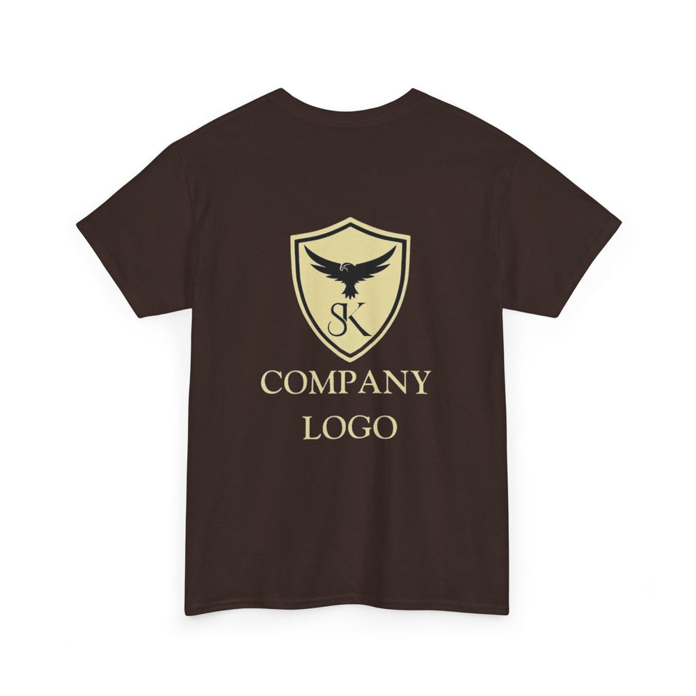 Unisex Heavy Cotton Tee | Custom Company Logo T-shirts, Custom Design Sweatshirts, Personalized Logo Hoodies, Custom Double Sided Print Shirts, Custom Text Shirts