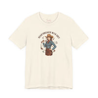 Bella+Canvas 3001 | Heartbreaker With Grit Tee | Western Valentine cowgirl, boot heart design