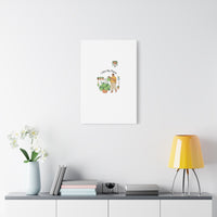 I Wet My Plants Canvas | Plant Parent Humor, Botanical Pun Wall Art