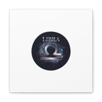 Libra Zodiac Canvas, Astrology Wall Art | Constellation Galaxy Print