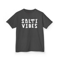 Gildan 5000B | Kids’ "Salty Vibes" Premium Cotton T-Shirt – Tropical Beach & Summer Vacation Tee