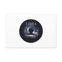 Libra Zodiac Canvas, Astrology Wall Art | Constellation Galaxy Print