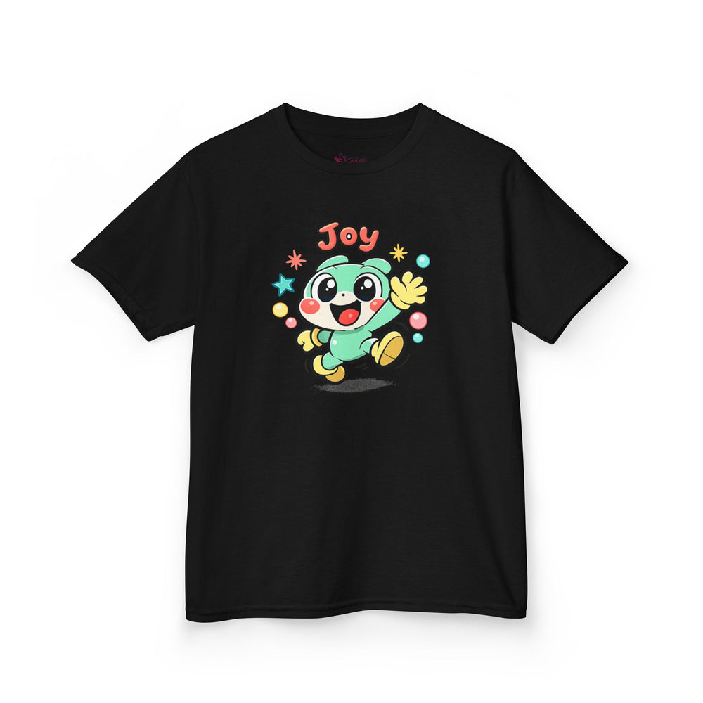 Gildan 5000B | The "Joy" Character Tee: Kids' Joyful Cartoon Character T-Shirt – Bright & Playful Design | Toddler & Youth "Joy" Graphic Tee – Cute Kawaii Style Mascot | Colorful "Joy" Stars & Bubbles...
