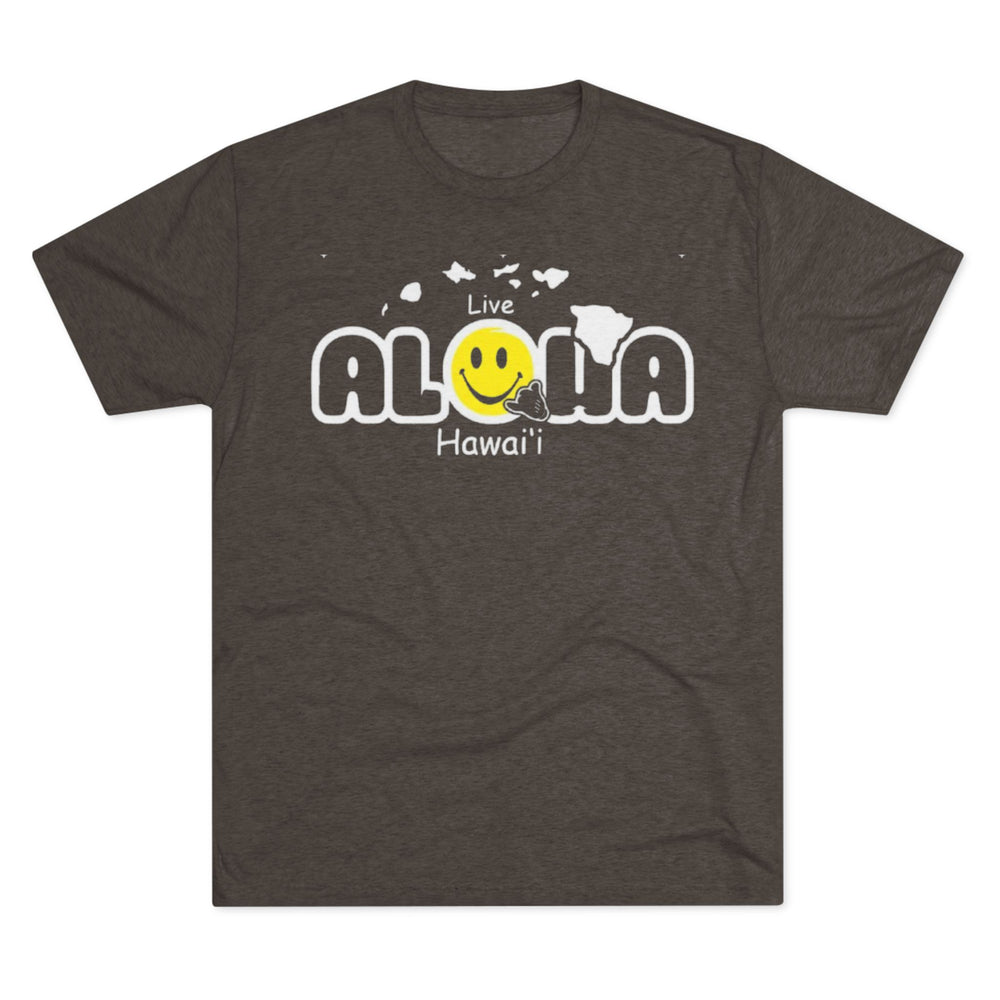 Next Level 6010 | Live Aloha Hawai'i Unisex Tri-Blend Vintage Tee