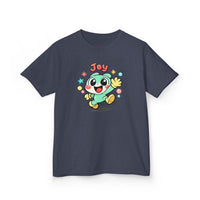 Gildan 5000B | The "Joy" Character Tee: Kids' Joyful Cartoon Character T-Shirt – Bright & Playful Design | Toddler & Youth "Joy" Graphic Tee – Cute Kawaii Style Mascot | Colorful "Joy" Stars & Bubbles...
