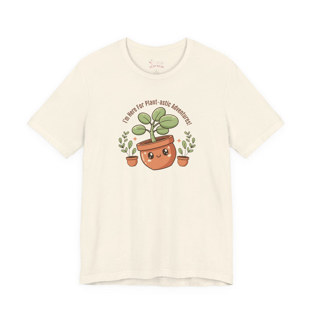 Bella+Canvas3001 | Plant-tastic Houseplant Pun Tee | Plant Mom Shirt, Succulent Pun