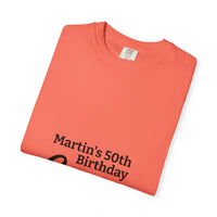 Birthday Crew T-Shirt – Personalized “Martin’s 50th Birthday Crew” Party Tee