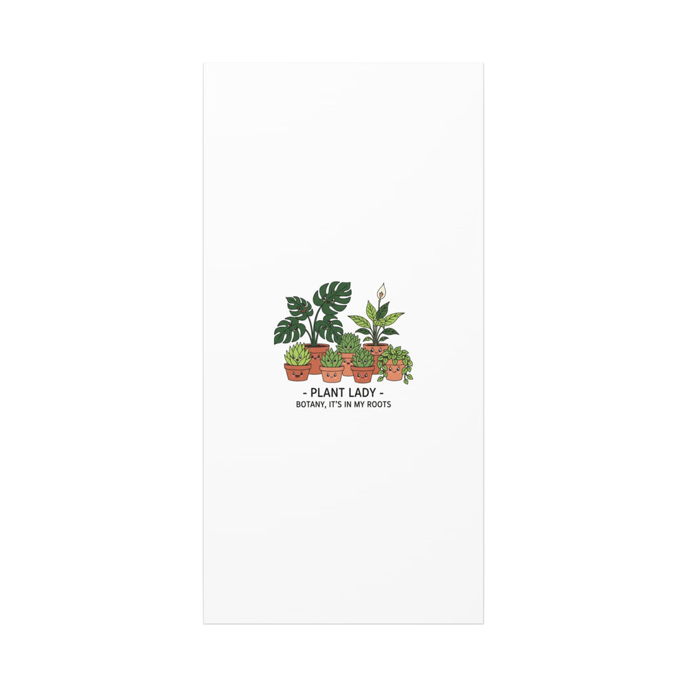 Plant Lady Canvas | Matte Stretched Botanical Pun Wall Art