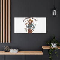 Matte Stretched Canvas — Custom Artwork & Photo Print, 1.25" Frame, Ready-to-Hang