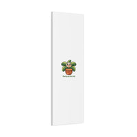 Planting Joy Every Day Canvas | Plant Parent Pun, Sage Cream Botanical Art