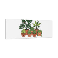 Plant Lady Canvas | Matte Stretched Botanical Pun Wall Art