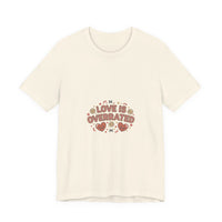 Love Is Overrated Tee | Anti Valentine shirt, Single Humor tee