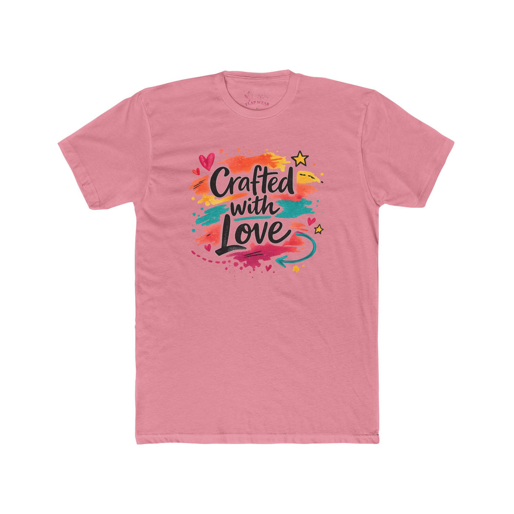 Next Level 3600 | Crafted with Love | Handmade Marker Aesthetic Unisex Jersey Tee | Crafted With Love T-Shirt — Colorful Handcrafted Maker Tee