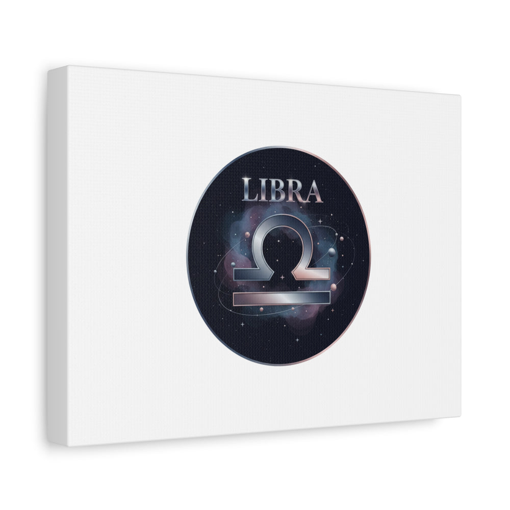 Libra Zodiac Canvas, Astrology Wall Art | Constellation Galaxy Print