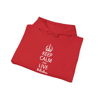 Gildan 18500 | Keep Calm and Live Aloha Unisex Hoodie – Cozy & Stylish Hawaiian-Inspired Sweatshirt