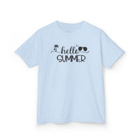 Gildan 5000B | Hello Summer Kids' Aloha T-Shirt | Toddler & Youth Summer Graphic Tee