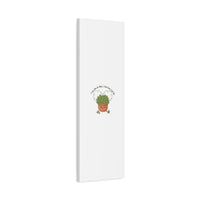 I Can't Even Leaf You Canvas, Plant Parent Pun | Sage Cream Botanical Art