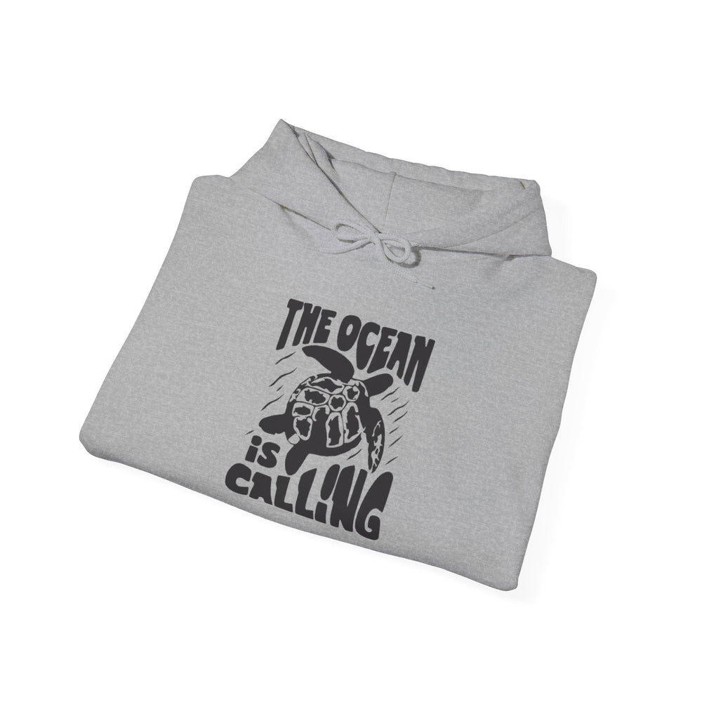 Gildan 18500 | Unisex "Aloha Summer" Surfboard Graphic Hoodie – Tropical Floral & Hibiscus Design – Premium Soft Coastal Fleece