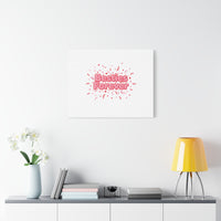 Besties Forever Canvas | Galentine’s Friendship Wall Art, Pink Confetti