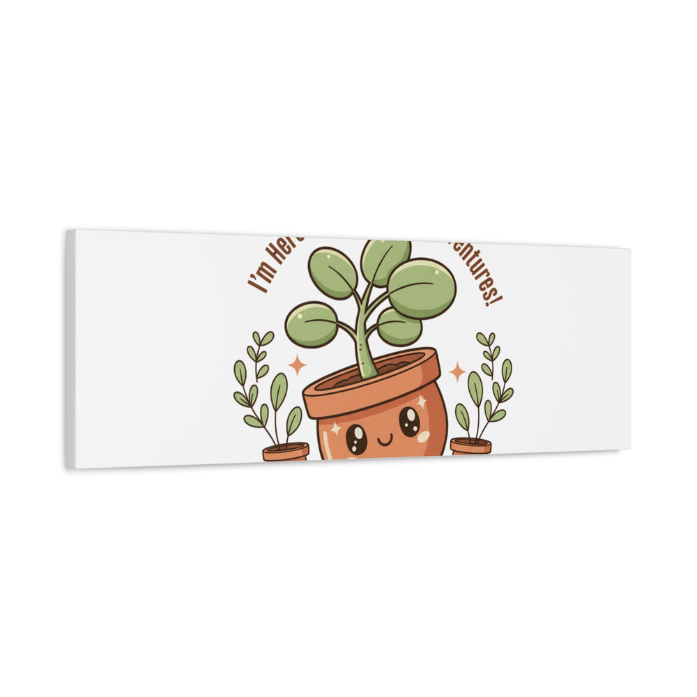 Plant-astic Pun Canvas | Stretched Matte Botanical Wall Art