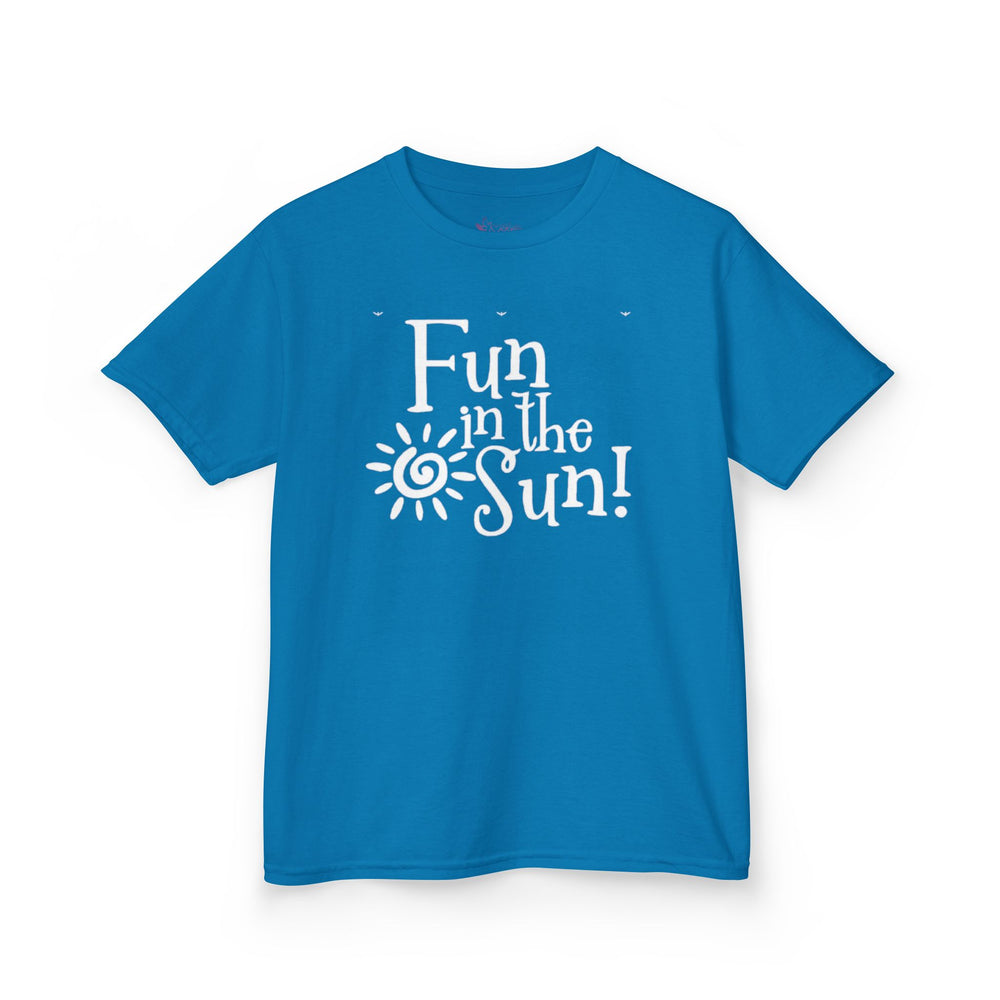 Gildan 5000B | Fun in the Sun Kids' Graphic T-Shirt - Organic Cotton Summer Tee