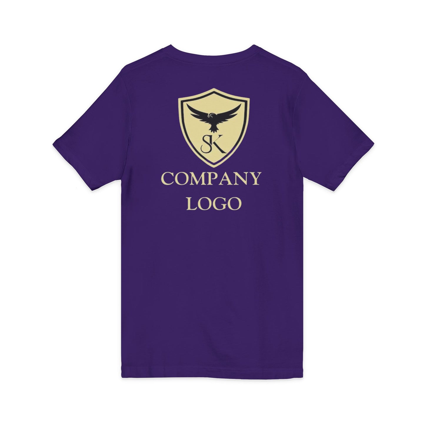 Unisex Jersey Short Sleeve V-Neck Tee