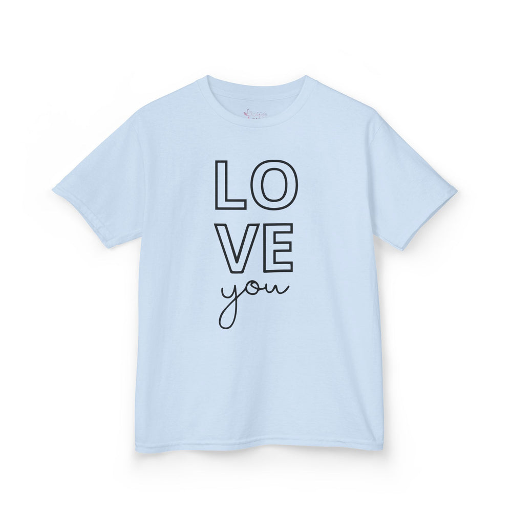 "Love You" Youth T-Shirt | Cute Valentine's Day Graphic Tee for Kids