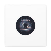 Libra Zodiac Canvas, Astrology Wall Art | Constellation Galaxy Print