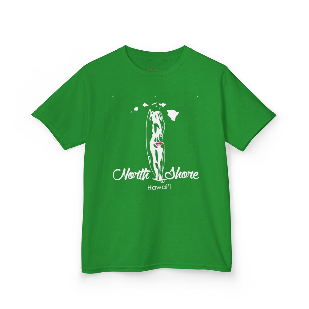 Gildan 5000B | Kid's North Shore Hawaii Surfer T-Shirt – Aloha Beach Adventure Tee