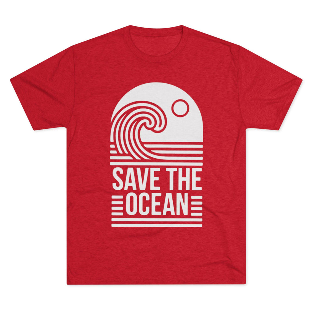 Next Level 6010 | Unisex Save The Ocean Tee — Retro Wave Environmental Awareness T-Shirt