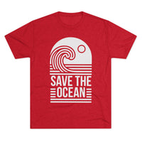 Next Level 6010 | Unisex Save The Ocean Tee — Retro Wave Environmental Awareness T-Shirt