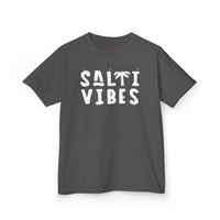 Gildan 5000B | Kids’ "Salty Vibes" Premium Cotton T-Shirt – Tropical Beach & Summer Vacation Tee