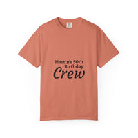 Birthday Crew T-Shirt – Personalized “Martin’s 50th Birthday Crew” Party Tee