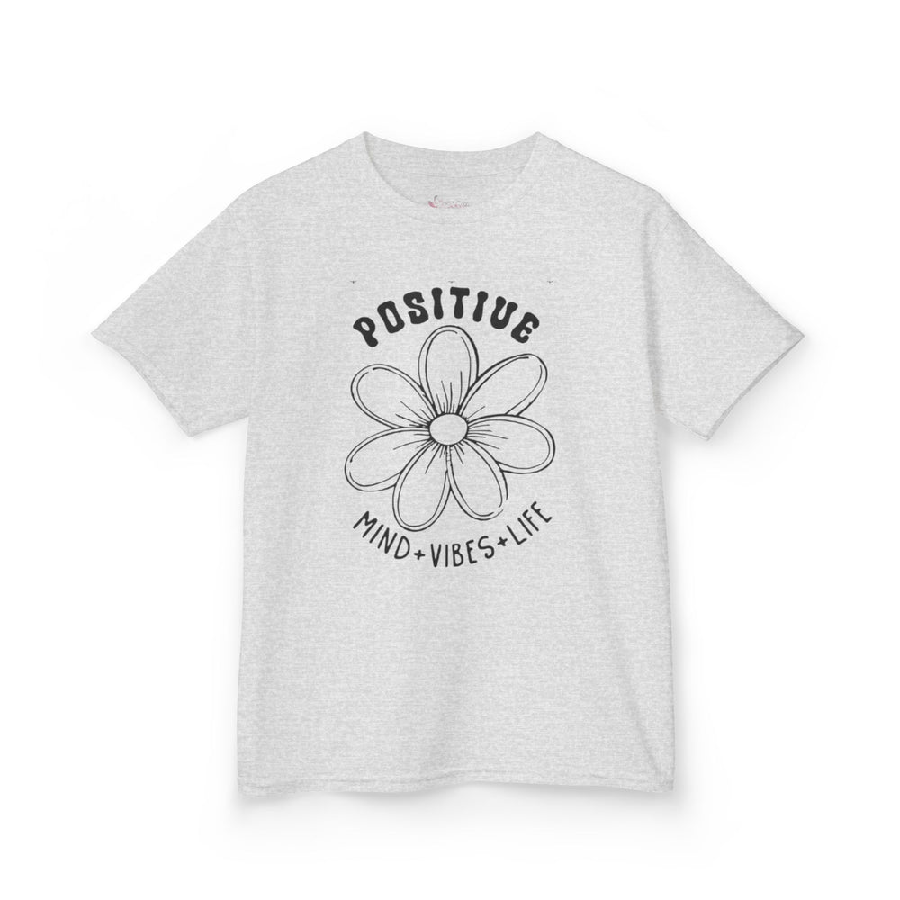 Gildan 5000B | Kids' Positive Vibes Daisy Tee – Mind, Vibes & Life Graphic T-Shirt