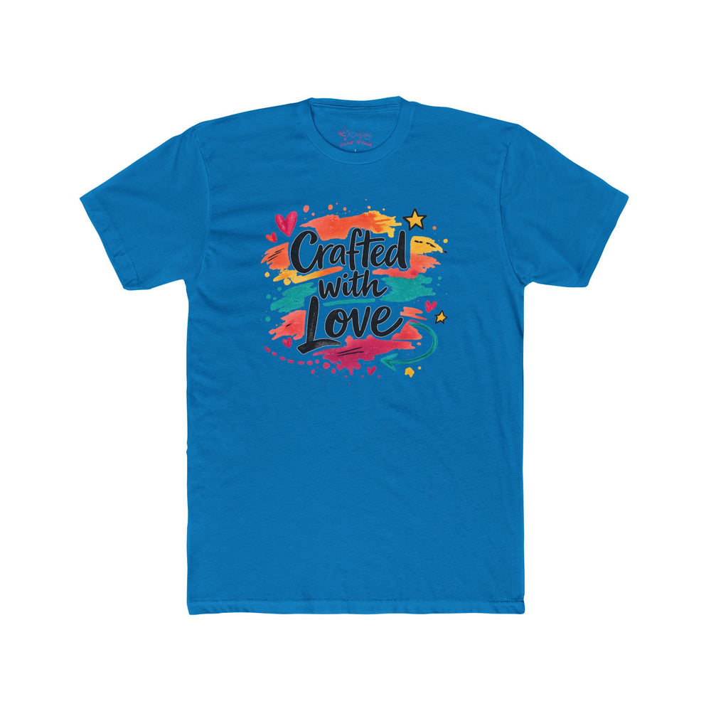 Next Level 3600 | Crafted with Love | Handmade Marker Aesthetic Unisex Jersey Tee | Crafted With Love T-Shirt — Colorful Handcrafted Maker Tee