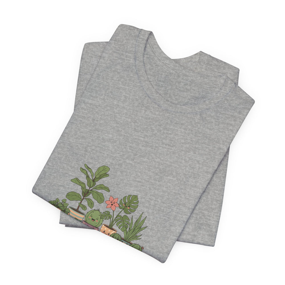 I’m Just Here for the Plants T‑Shirt | Plant Parent Humor, Succulent Pun