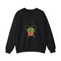 I Love You So Much I Can’t Leaf You Sweatshirt | Plant Parent Pun, Succulent Humor