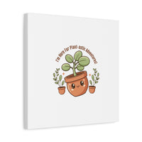 Plant-astic Pun Canvas | Stretched Matte Botanical Wall Art