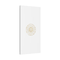 Gold Leo Zodiac Canvas, Astrological Constellation Art | Metallic Lion Wall Art