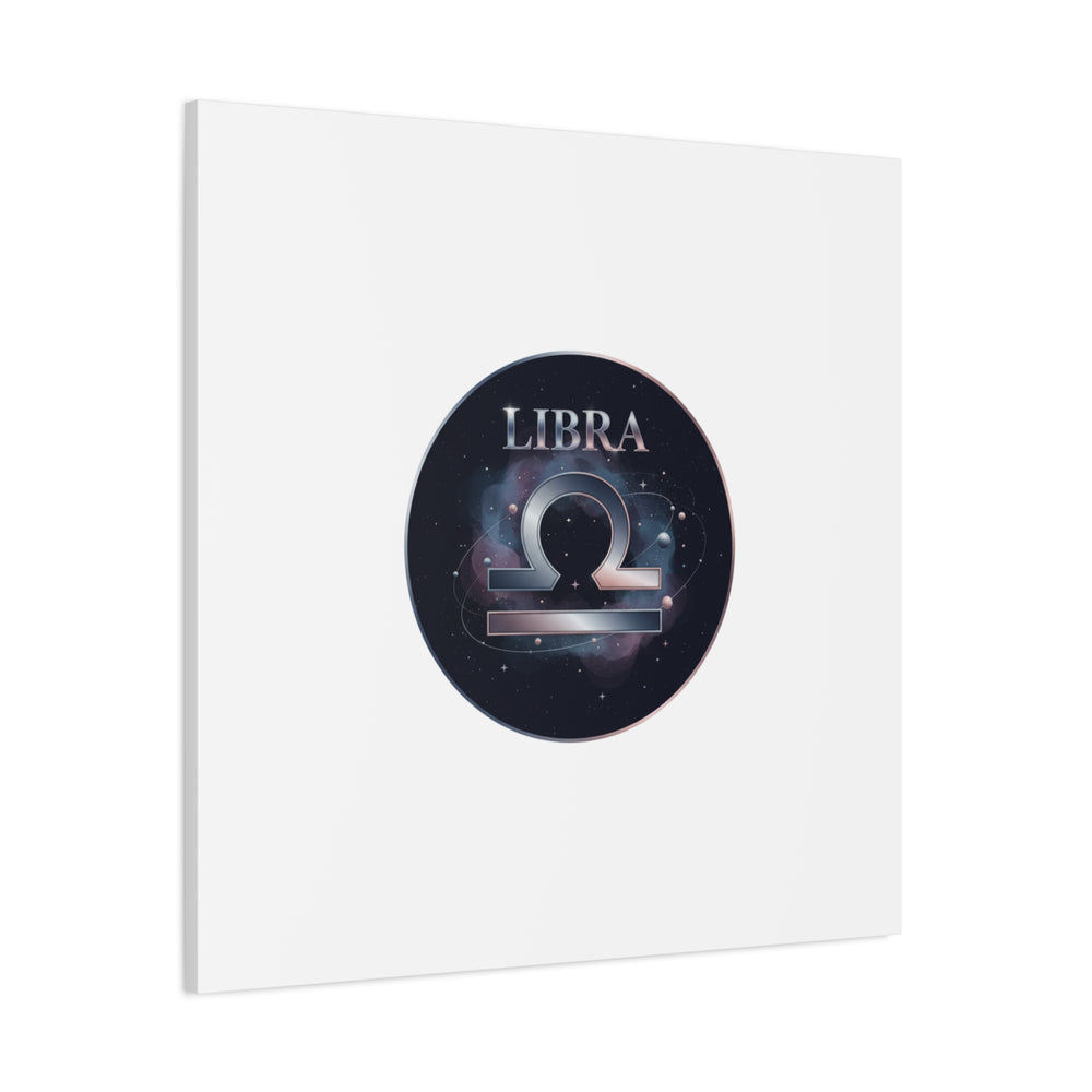 Libra Zodiac Canvas, Astrology Wall Art | Constellation Galaxy Print