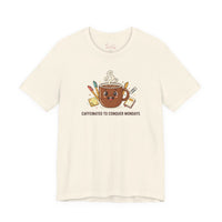 Bella+Canvas3001 | Caffeinated to Conquer Mondays | Cute Coffee Unisex Jersey Tee
