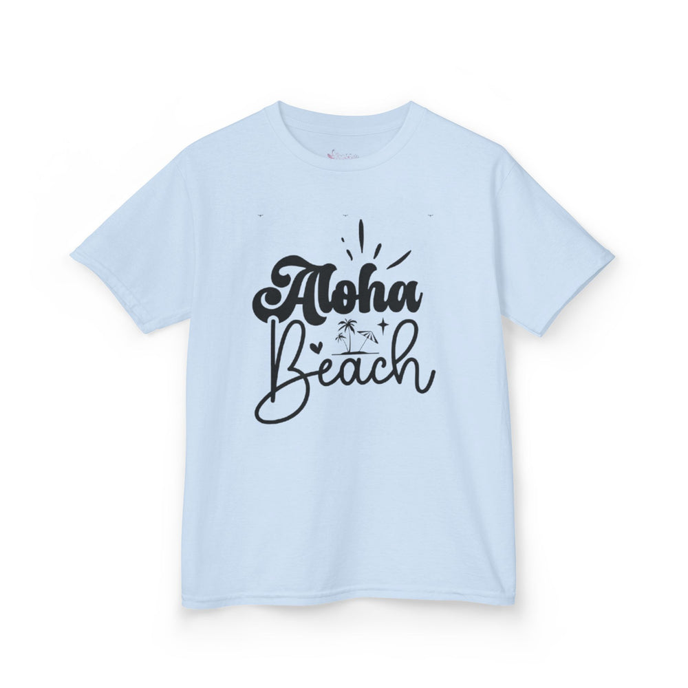 Gildan 5000B | Kids' Aloha Beach Tropical T-Shirt | Soft Summer Vacation Tee