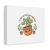 Plant-astic Pun Canvas | Stretched Matte Botanical Wall Art