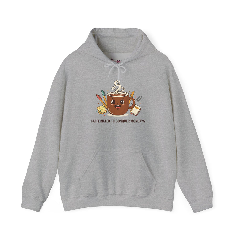 Gildan 18500 | Coffee Fuel Hoodie | Kawaii Coffee Cup Hoodie | Motivational Monday Morning Apparel