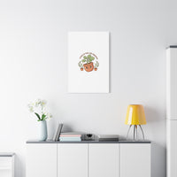 Plant-astic Pun Canvas | Stretched Matte Botanical Wall Art