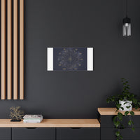 Gold Zodiac Wheel Canvas | Astrology Constellation Art, Cosmic Wall Print