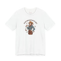 Bella+Canvas 3001 | Heartbreaker With Grit Tee | Western Valentine cowgirl, boot heart design