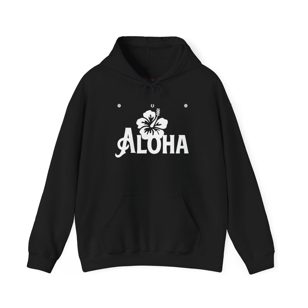 Gildan 18500 | PREMIUM Aloha Hibiscus Unisex Hoodie – Cozy Hawaiian Vibe Sweatshirt