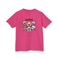 Gildan 5000B | "Joyful Crew" Kids' Premium Cotton Tee – Vibrant Cartoon Graphic T-Shirt