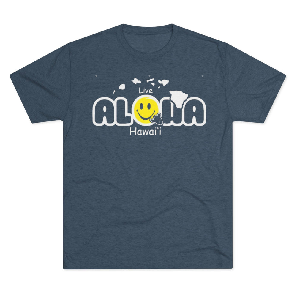 Next Level 6010 | Live Aloha Hawai'i Unisex Tri-Blend Vintage Tee